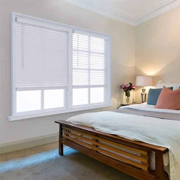 2in. Cordless Distressed Faux Wood Blinds Distressed Brown
