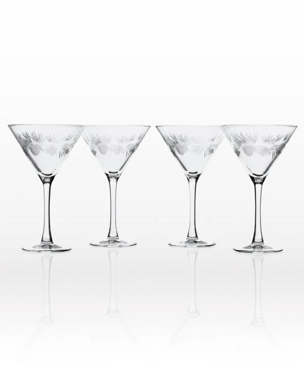 Rolf Glass Icy Pine Martini 10oz - Set of 4 Glasses