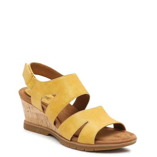 Women's Eurosoft Sadra Wedge Sandal - Yellow - Size 7
