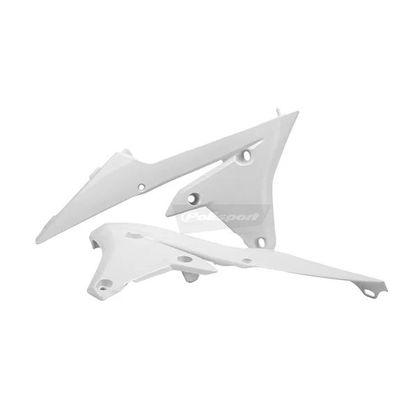 Polisport Yamaha YZ/YZF/WR 250-450 14-18 White Radiator Shrouds