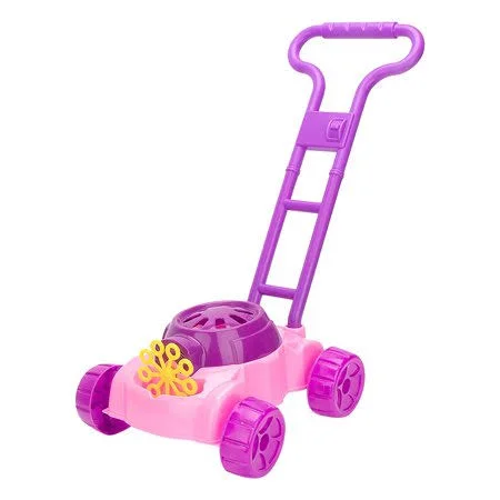 Mnycxen Bubble Machine Toys for Boys Girls - Bubble Lawn Mower with 118ml Bubble Solution, Size: One size, Pink