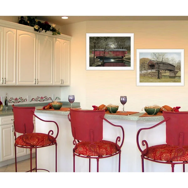 Bridge Collection I 2-Piece Vignette by Billy Jacobs - White Frame