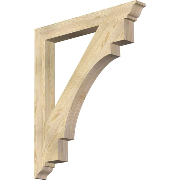4x22W x 36x22D x 42x22H Merced Traditional Rough Sawn BRACKET, Douglas Fir