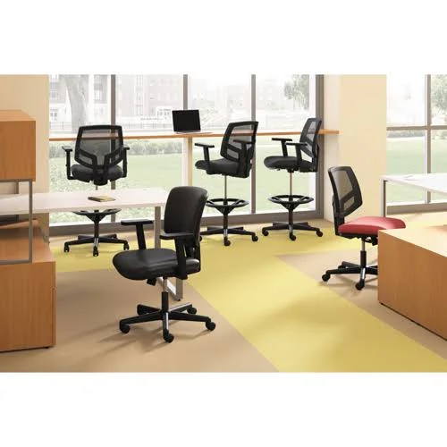 HON Volt Seating Mesh Task Stools-Mesh Task Stool, 26-1/8x22x25x22x50-3/8