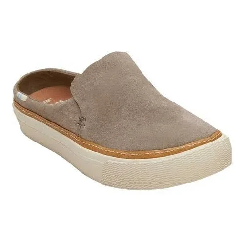 Toms Women's Sunrise Mule, Size: 6.5, Desert Taupe Suede