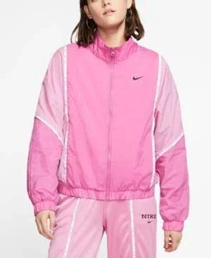 Nike Women's Sportswear Colorblocked Woven Jacket - White