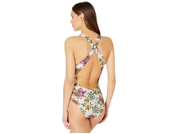 Prana Ella One Piece Swimsuit-Women's S Bone Camelia