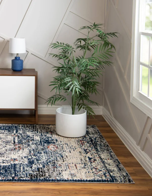 Tucson 5x8 Blue Area Rug