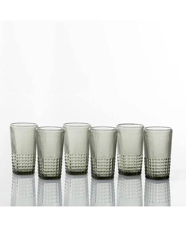 Fortessa Malcolm Ice Beverage Glass, Set of 6 - Clear