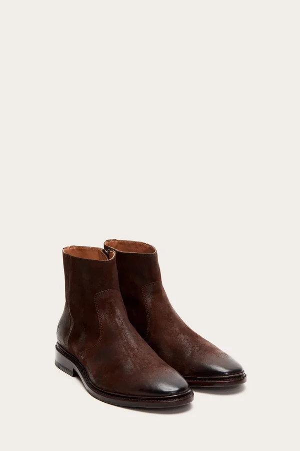 Frye Paul Inside Zip 3480852 - 12 - Dark Chocolate