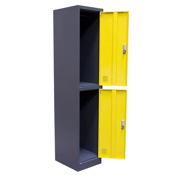 Diamond Sofa 2-Door Metal Storage Locker Cabinet with Key Lock Entry