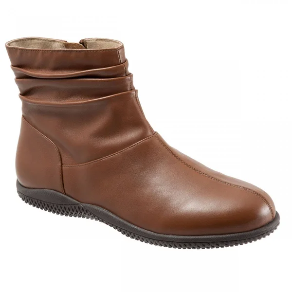 SoftWalk Hanover - Women's Comfort Boot Cognac - 7 Narrow