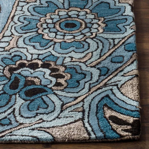 Safavieh Allure ALR310A 5&0x22 x 8&0x22 Grey - Gold Area Rug
