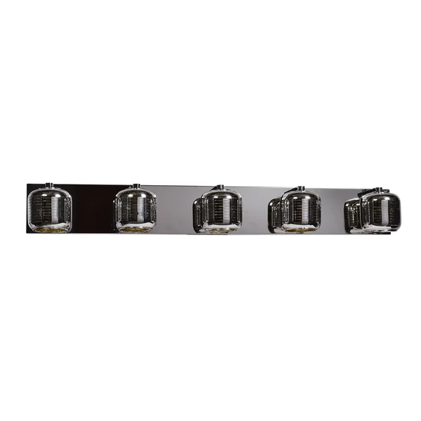 Access Lighting Dor 5-Light Vanity - Mirrored Stainless Steel - 62348LEDDLP-MSS/SMAMB