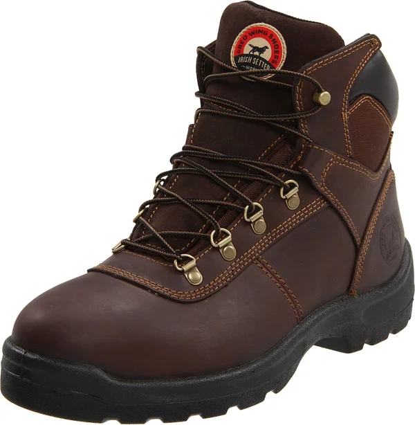 Irish Setter Ely 6x22 Work Boots Leather Brown Men's