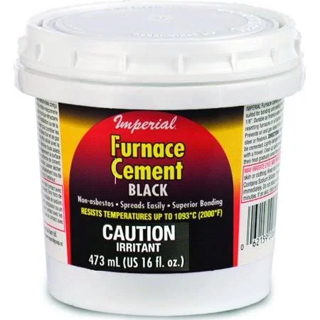 Imperial Manufacturing KK0295-A Cement Furnace 16 Ounce Black(Pack of 2), Size: 8 in