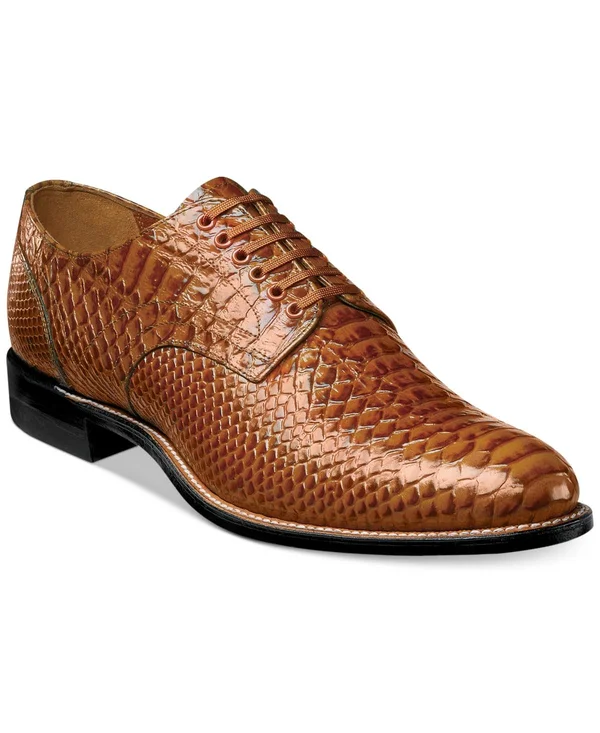 Stacy Adams Men's Madison Oxford - Tan/Beige 10.5