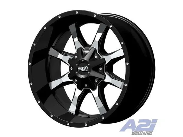 Moto Metal MO970 Machined Black 18x9 8x180 18mm (MO97089088318)