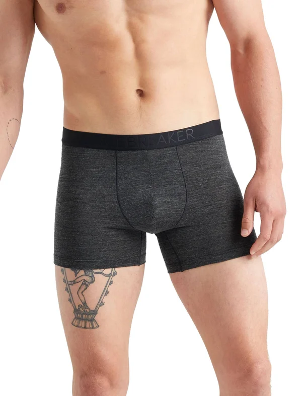 Icebreaker Men's Anatomica Cool-Lite Boxers Black S