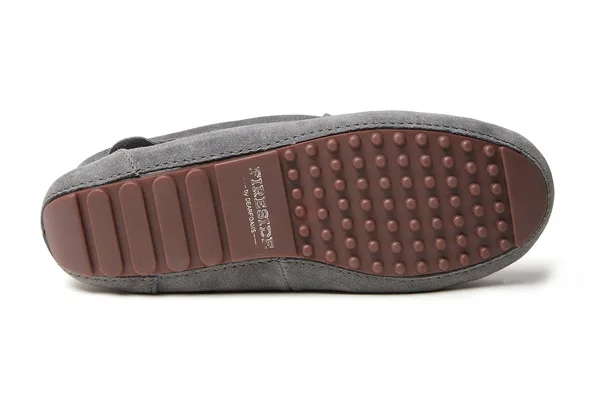 Fireside by Dearfoams Women's Mel Genuine Shearling Moccasin Slipper - Gray/Grey - 7W