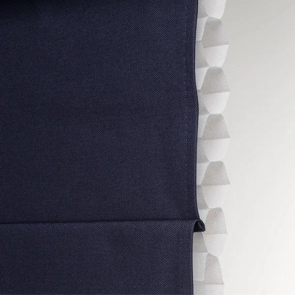 Taylor & Olive Halfway Navy Insulating Cordless Roman Shade - 58 x 72