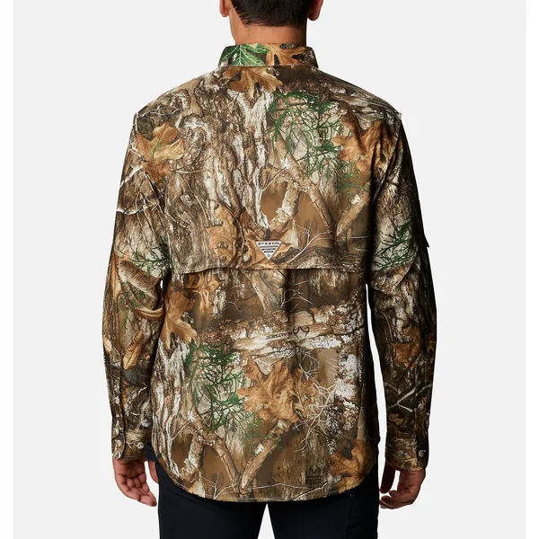 Columbia Men S PHG Blood and Guts Shooting Shirt 1639141 - S, Camo