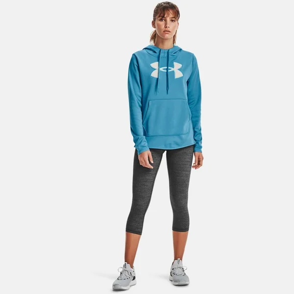 Under Armour Women's Fleece Big Logo Chenille/Shine Hoodie