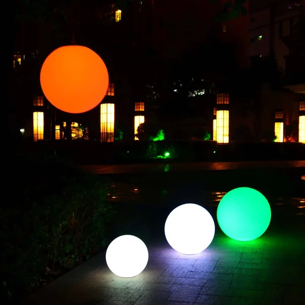 Floating Luminous LED Ball - Waterproof Outdoor Garden Lamp, 40cm