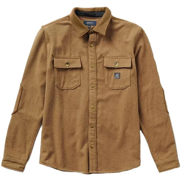Roark Nordsman Flannel - Men's Dark Khaki, S