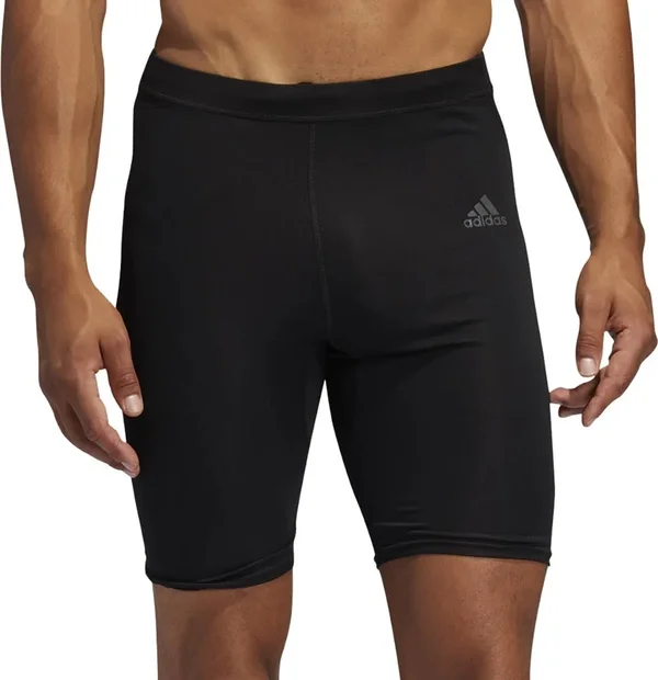 Adidas Own The Run Mens Short Running Tights - Black-M