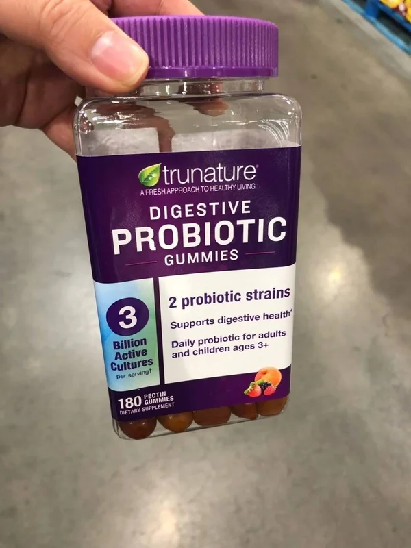 Trunature 180 Digestive Probiotic Fruit Gummies