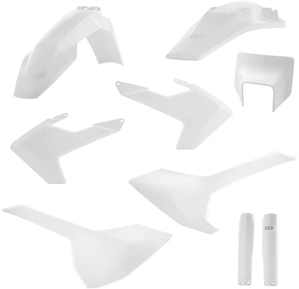 Acerbis 2733430002 Full Plastic Kit - White