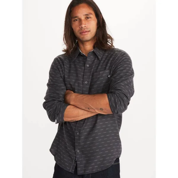 Marmot Fairfax Midweight Flannel Long-Sleeve Shirt - Men's Dark Charcoal, XL
