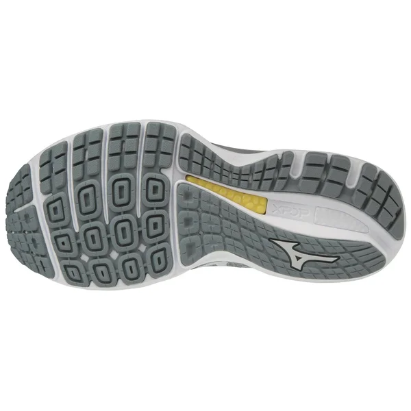 Mizuno Women's Wave Sky Waveknit 3 Running Shoe - Glacier Gray-white, Size 7.5