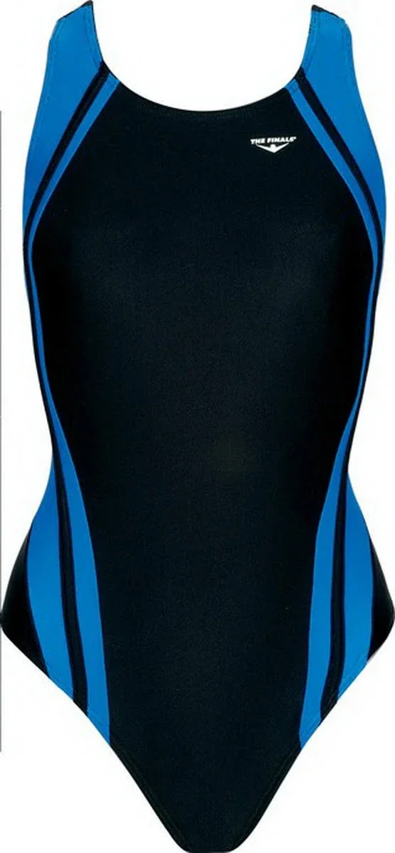 The Finals 3680a Reactor Splice Tough Competition Back Swimsuit - Price/each - Black/Blue, 30