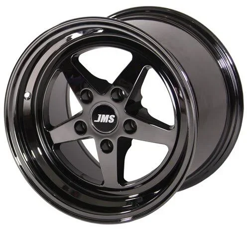 JMS Avenger Black Chrome - Mustang 1994-2004 Rear - 15x10 - 6.26x22 BS - A-1510-626FX