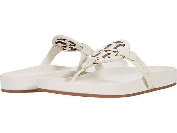 Tory Burch Women's Miller Cloud Thong Sandals - New Ivory