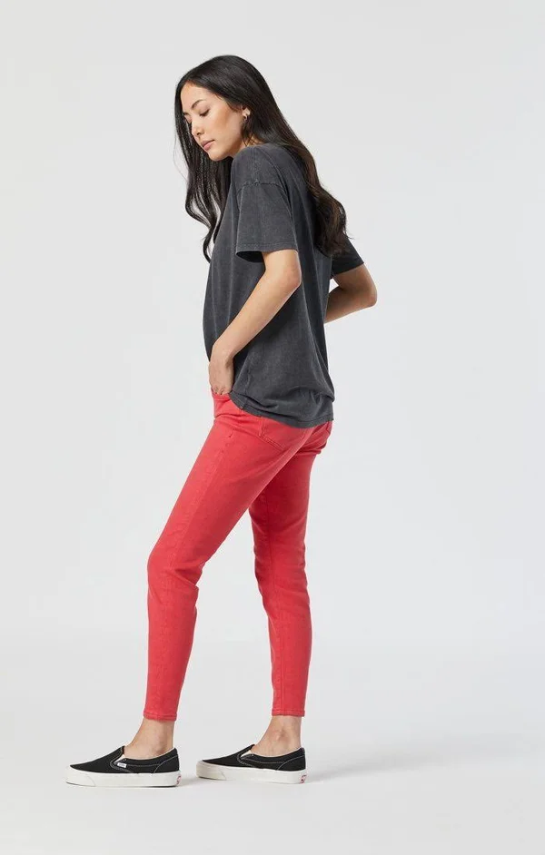 Mavi Women's Tess Super Skinny in Brick La Vintage, Women's Jeans
