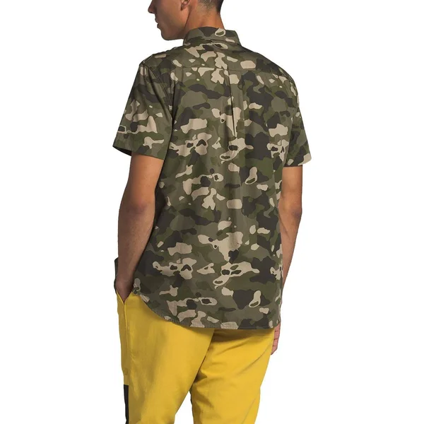 The North Face Men's Baytrail Pattern S/S Shirt Urban Navy Bandana Renewal Multi Print