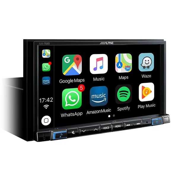 Alpine Electronics iLX-702D Digital Media Receiver 2 DIN - Black