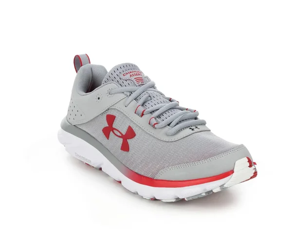 Under Armour Men's Charged Assert 8 Marble Running Shoes - Gray, 10