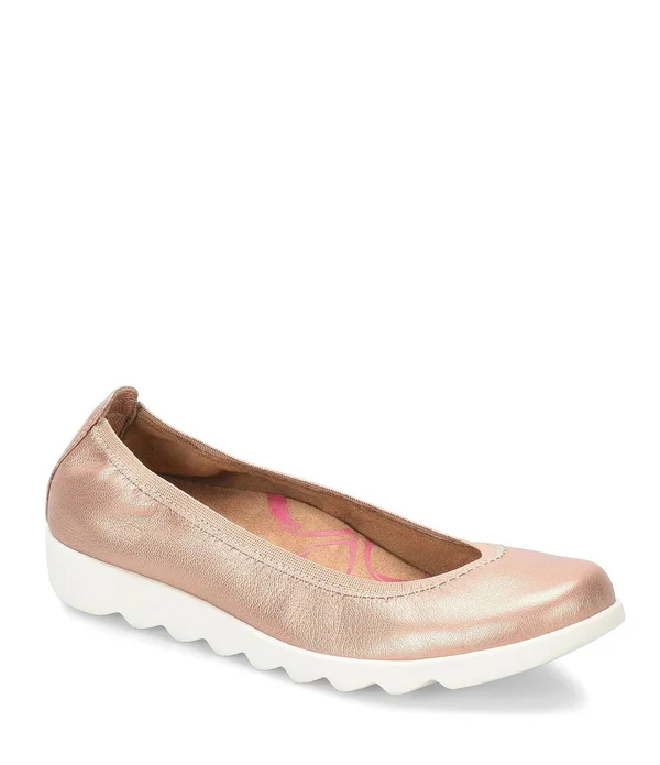 Womens Comfortiva Grace Flats Rose Gold
