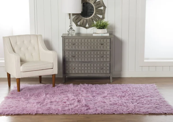 Linon New Flokati 1400 GRAMS/M2 Lilac 5& x 8& Rug
