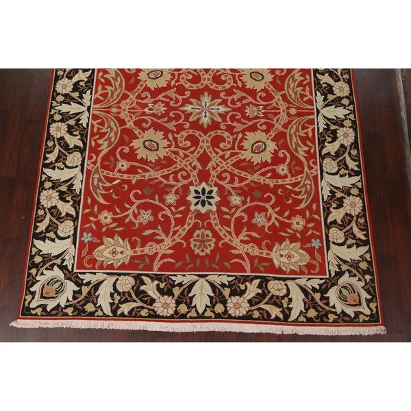 All-Over Floral Sumak Oriental Area Rug 8x11