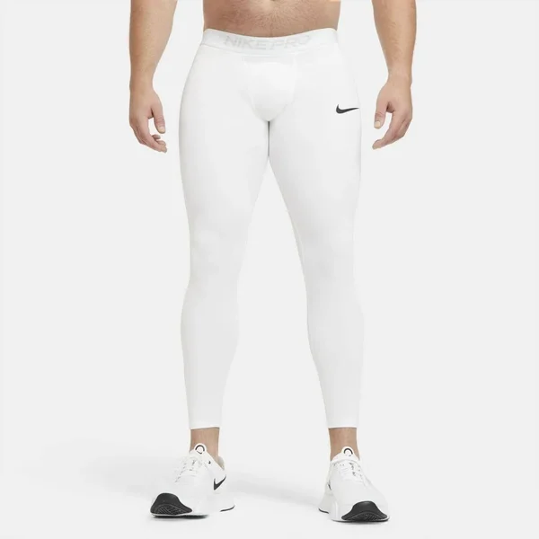 Nike Men's Pro Tights - 2XLT, White