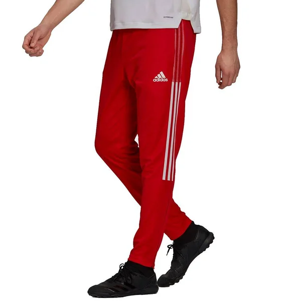 Men's Adidas Tiro 21 Track Pants XL, Vivid Red/White
