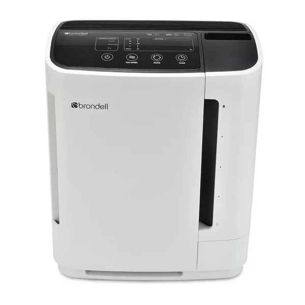 Brondell O2+ Revive TrueHEPA Air Purifier Humidifier, White