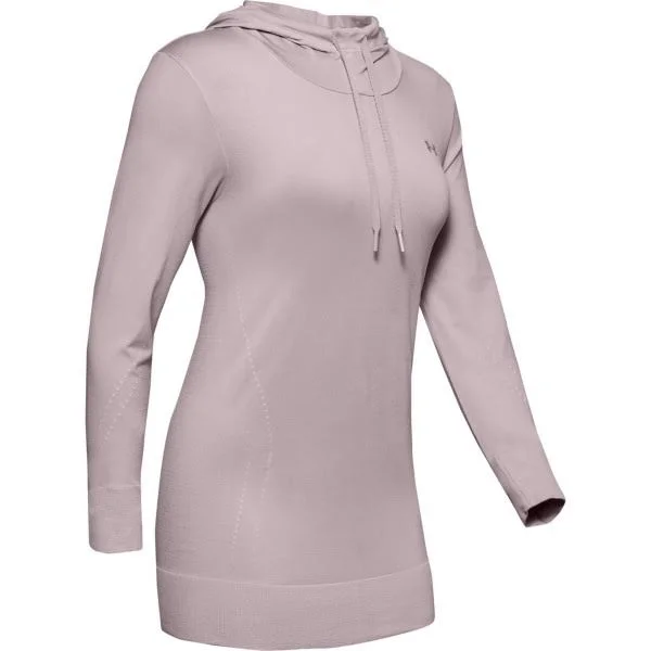 Under Armour Women's Seamless Long Sleeve Shirt - Pink - XL