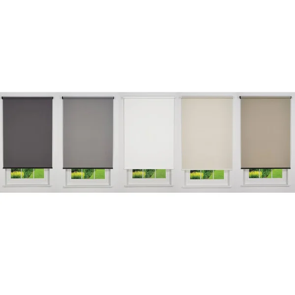 Linen Avenue Cordless Blackout Roller Shade, Beige 66 W x 78 H