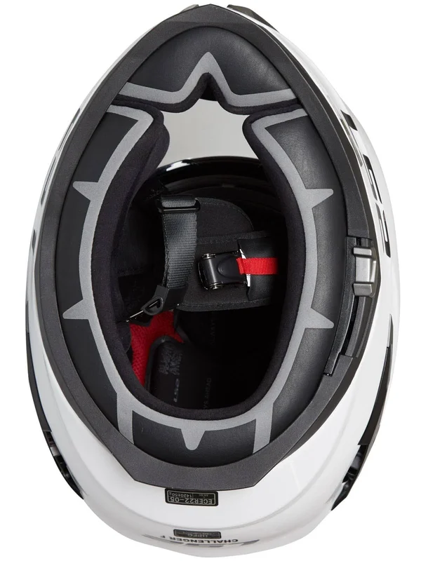 LS2 FF327 Challenger Solid Helmet, White, Size S